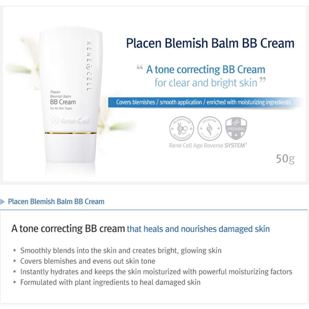 Amazon.com: Renecell [Rene Cell Placen Blemish Balm BB Cream